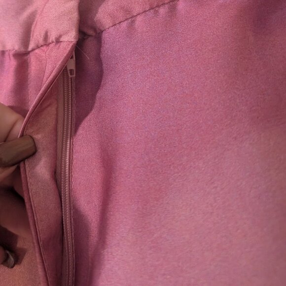 Zara | Women's Satin Tie-Dyed Pants - Picture 7 of 11